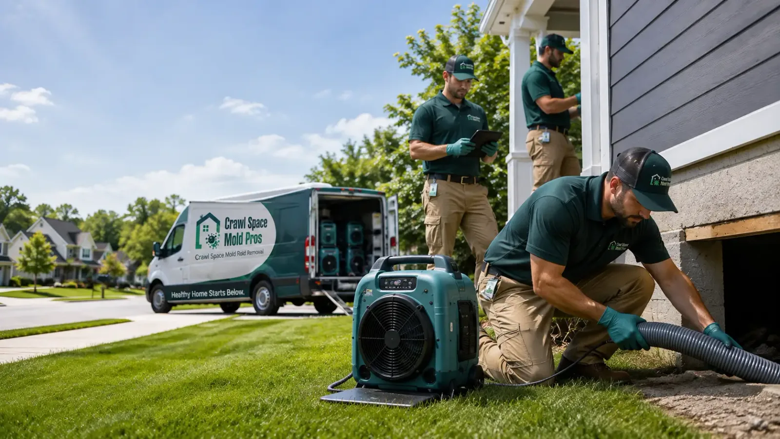 Crawl Space Mold Removal in Bechtelsville, PA